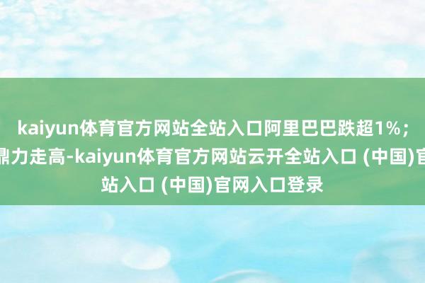 kaiyun体育官方网站全站入口阿里巴巴跌超1%；生物医药股鼎力走高-kaiyun体育官方网站云开全站入口 (中国)官网入口登录